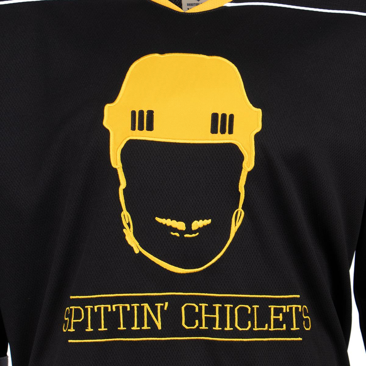 Pink Whitney Authentic Hockey Jersey | Spittin' Chiclets Black